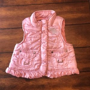 Girls 12 Month Pink Calvin Klein Puffy Vest